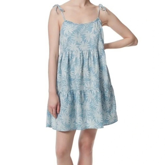 New Jessica Simpson Tamaryn Tiered Dress Size XS Blue - Picture 1 of 7